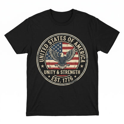 Donald Trump Patriotic American Flag Political Campaign Graphic Top Unisex TShirt