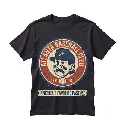 Vintage Atlanta Baseball Retro ATL Game Day Fan Apparel Unisex TShirt