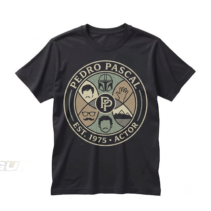 Pedro Pascal Vintage Retro 90s Graphic Actor Fan Gift Unisex TShirt