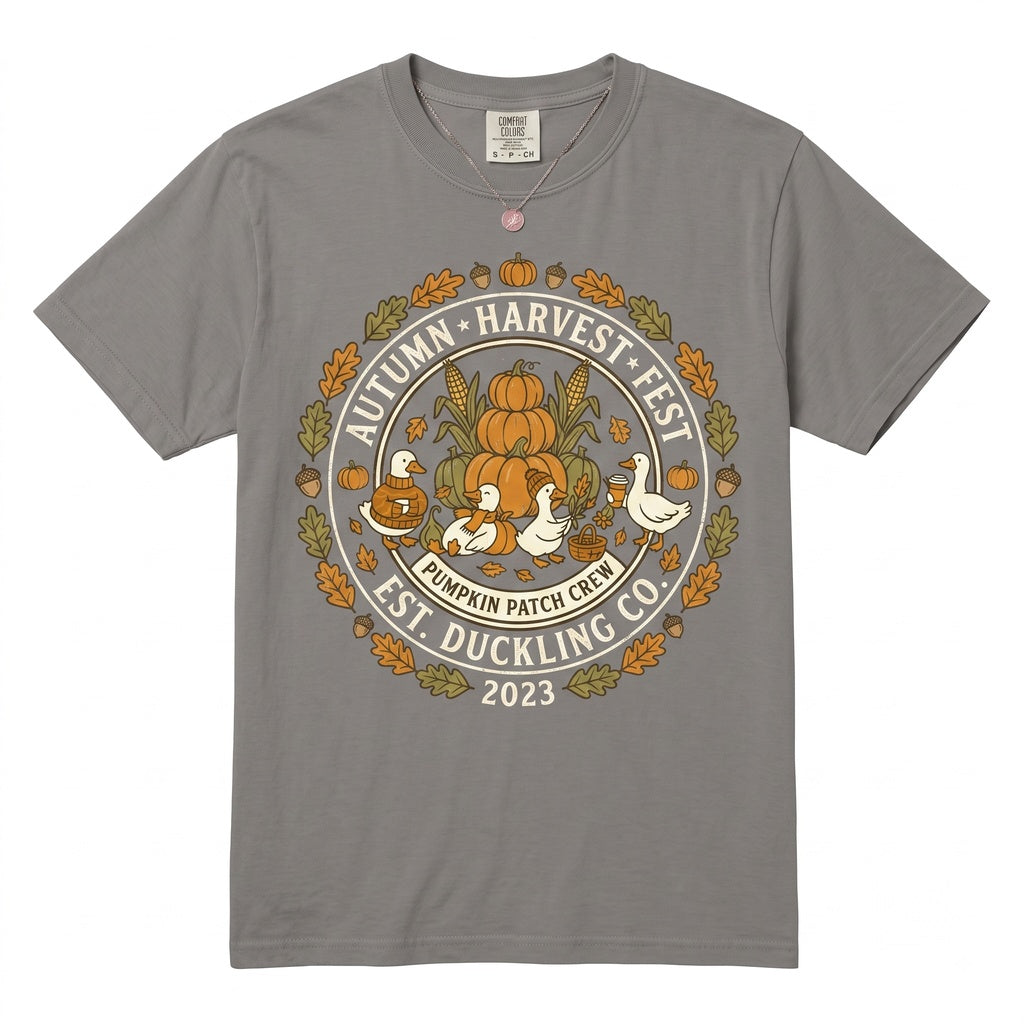 Silly Goose Fall Autumn Cozy Pumpkin Coffee Gourd Thanksgiving Halloween Graphic Vibes Unisex TShirt