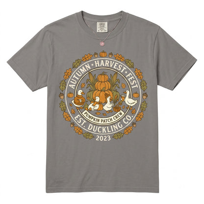 Silly Goose Fall Autumn Cozy Pumpkin Coffee Gourd Thanksgiving Halloween Graphic Vibes Unisex TShirt