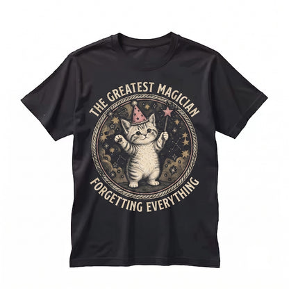 And for My Next Trick I’ll Forget What I Was Doing Funny Cat ADHD Humor Novelty Feline Lover Graphic Unisex TShirt