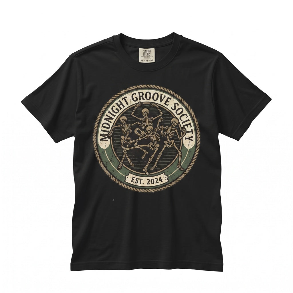 Dancing Skeleton Graphic Funny Halloween Spooky Season Vintage Apparel Unisex TShirt