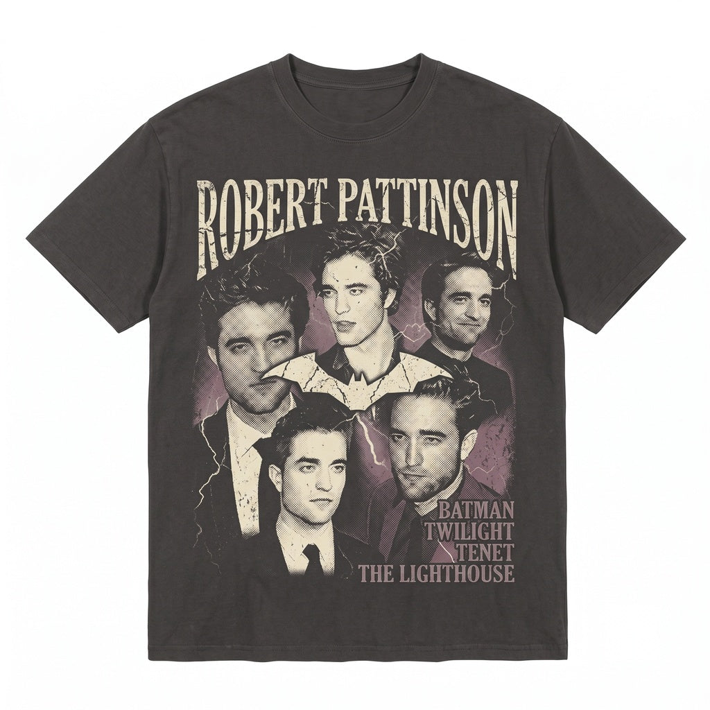 Vintage Robert Pattinson Edward Cullen Vampire Romance Graphic Unisex TShirt