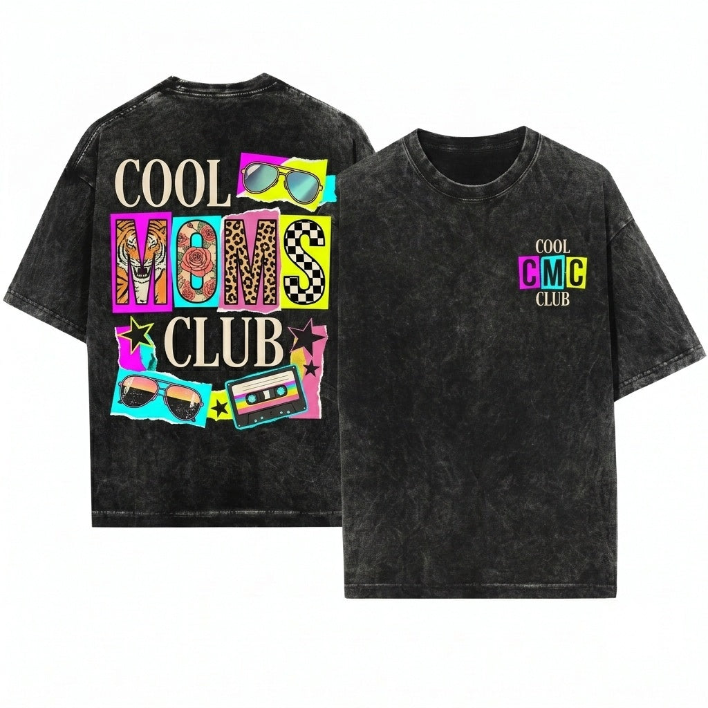 Cool Mama Social Club Life Mothers Day Gift Unisex Wash T-Shirt