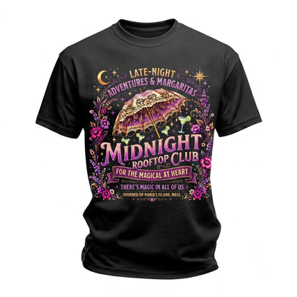 Midnight Margaritas Salt Rosemary Lavender Love Witchy Halloween Unisex TShirt