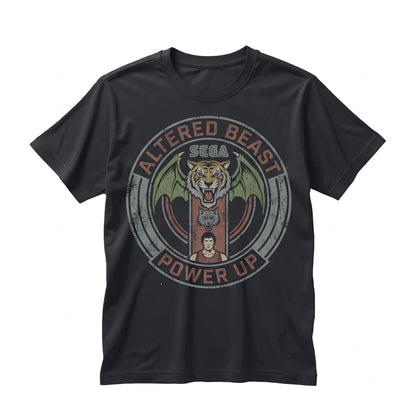 Vintage 1988 Werewolf Werebear Greek Mythology Arcade Graphic Cotton Crewneck Unisex TShirt