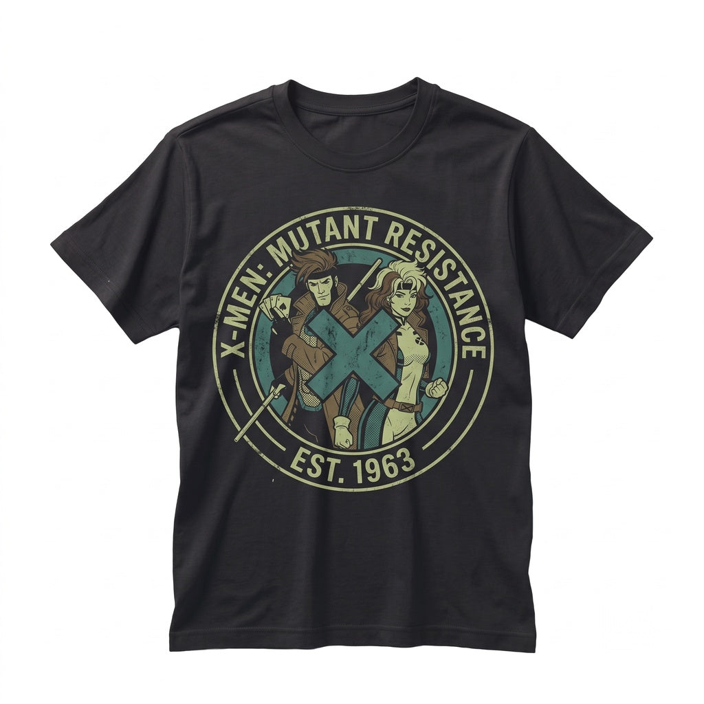 Vintage Gambit Rogue Mutant Comic 90s Graphic Cotton Apparel Gift Unisex TShirt