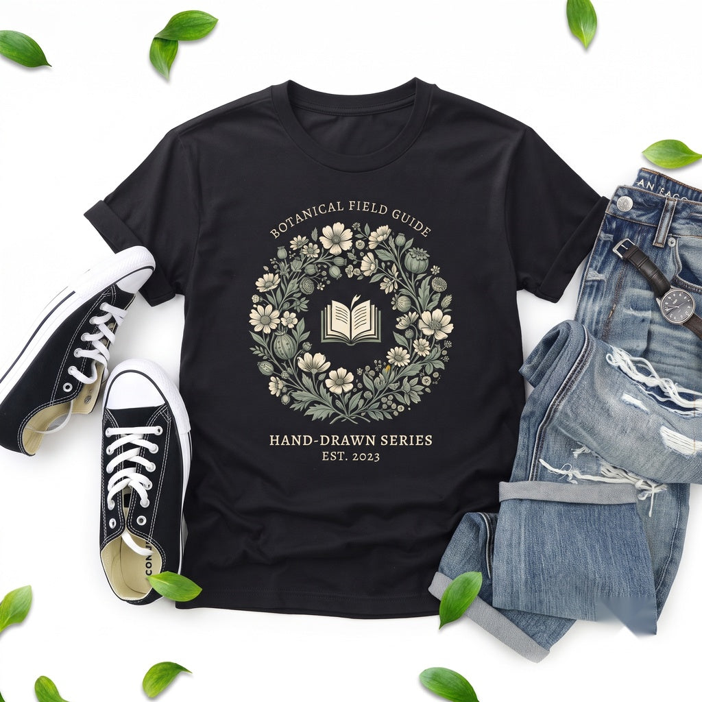 Botanical Wildflower Nature Lover Graphic Tee Apparel Unisex TShirt