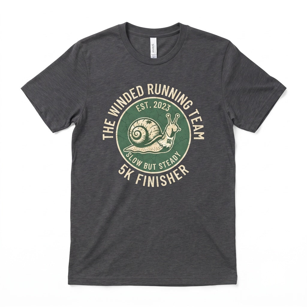 Funny Running Workout Graphic Top I Run Like The Winded Novelty Exercise Apparel Unisex TShirt