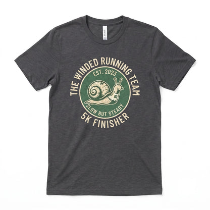 Funny Running Workout Graphic Top I Run Like The Winded Novelty Exercise Apparel Unisex TShirt
