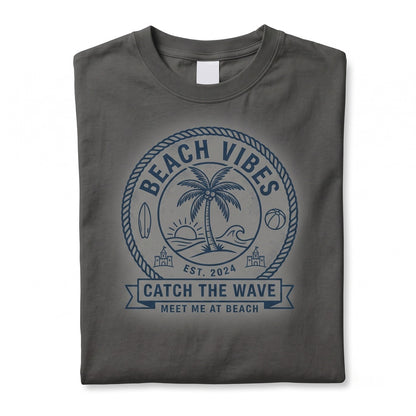 Beach Vibes Salty Soul Ocean Lover Summer Vacation Meet Me At Coastline Coastal Graphic Unisex TShirt