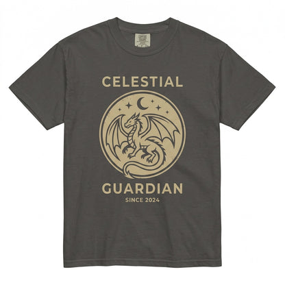 Embroidered Moon and Dragon Fantasy Bookish Witchy Vibes Unisex TShirt