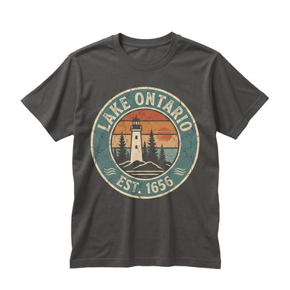 Vintage Lake Ontario Great Lakes Quiet Activism Political Travel Gift Unisex TShirt