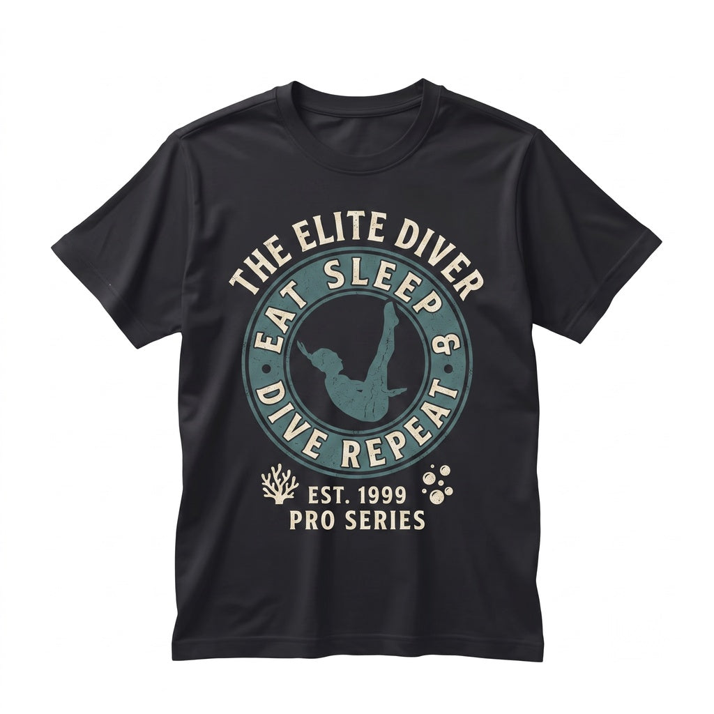 Eat Sleep Scuba Dive Repeat Snorkeling Ocean Sea Adventure Humor Diver Gift Apparel Vacation Sport Lovers Unisex TShirt
