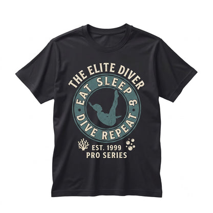 Eat Sleep Scuba Dive Repeat Snorkeling Ocean Sea Adventure Humor Diver Gift Apparel Vacation Sport Lovers Unisex TShirt