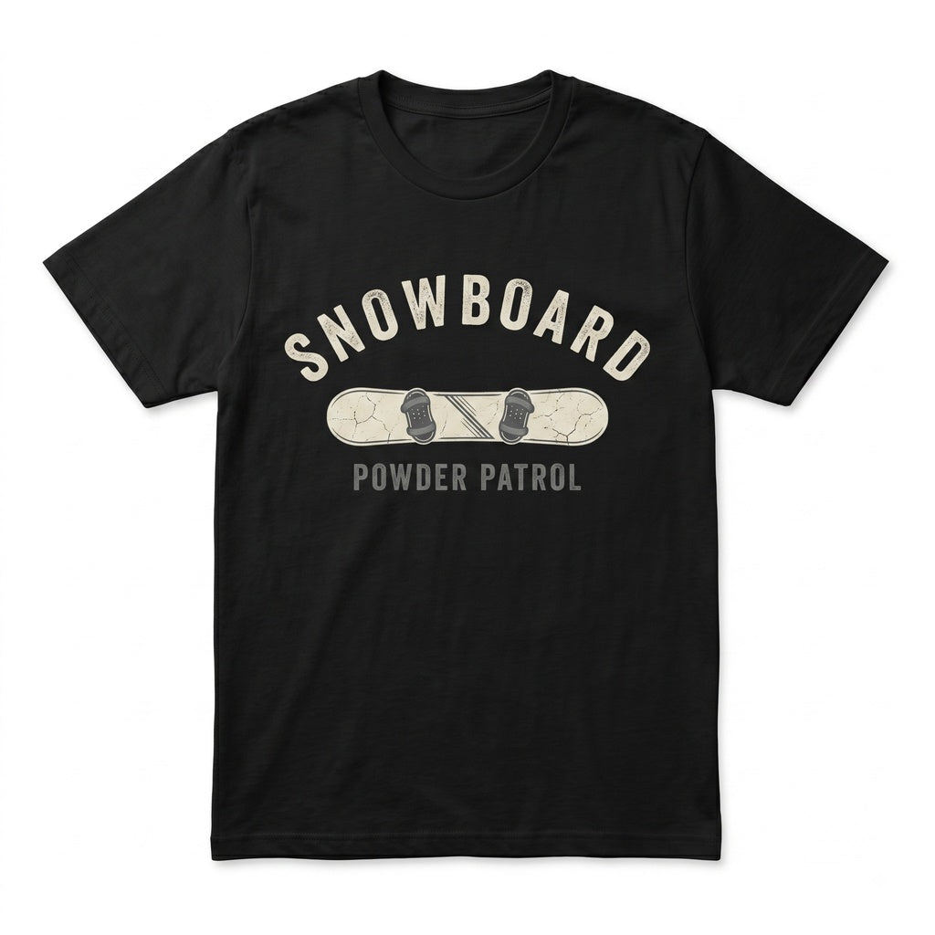 Snowboard Winter Sports Mountain Graphic Casual Top Unisex TShirt