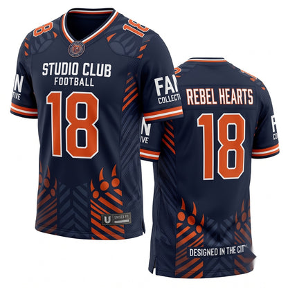 Unisex Football Fan Jersey - Stitched Game Day Athletic Mesh Sports Apparel