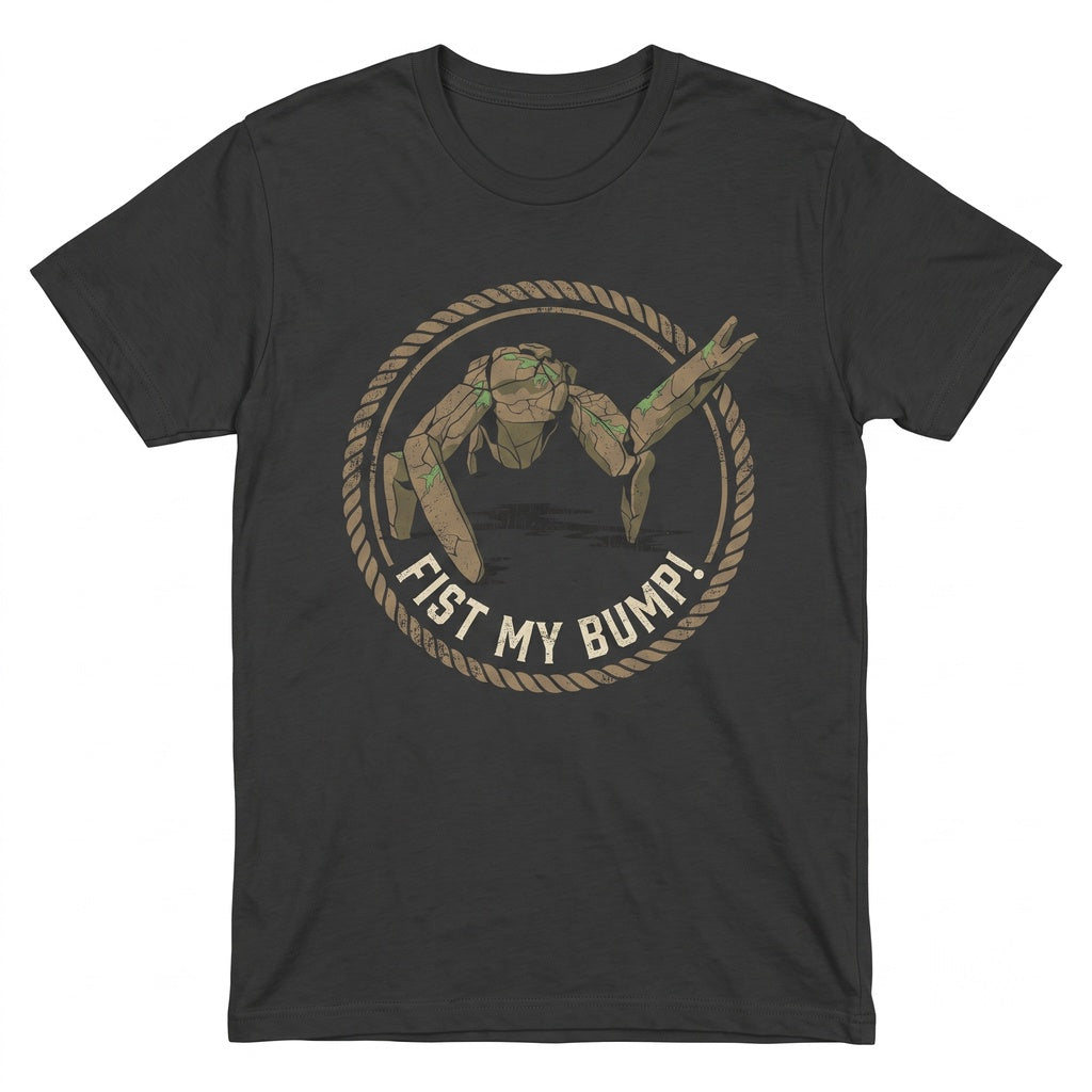 Rocky Alien Fist My Bump Graphic Space Science Fiction Book Lover Funny Novel Reader Gift Unisex TShirt