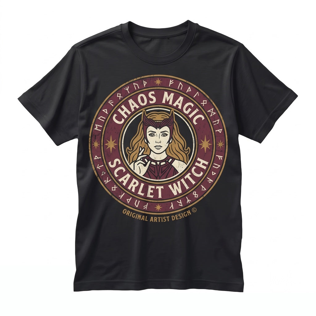 Retro Wanda Maximoff Scarlet Witch Graphic Oversized Superhero Comics Sweatshirt Unisex TShirt