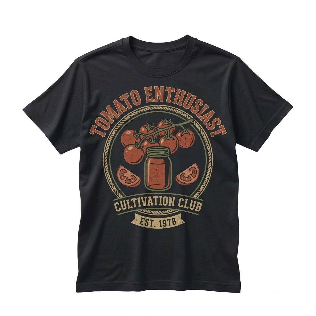 Tomato Enthusiast Vintage Graphic Tee Unisex TShirt