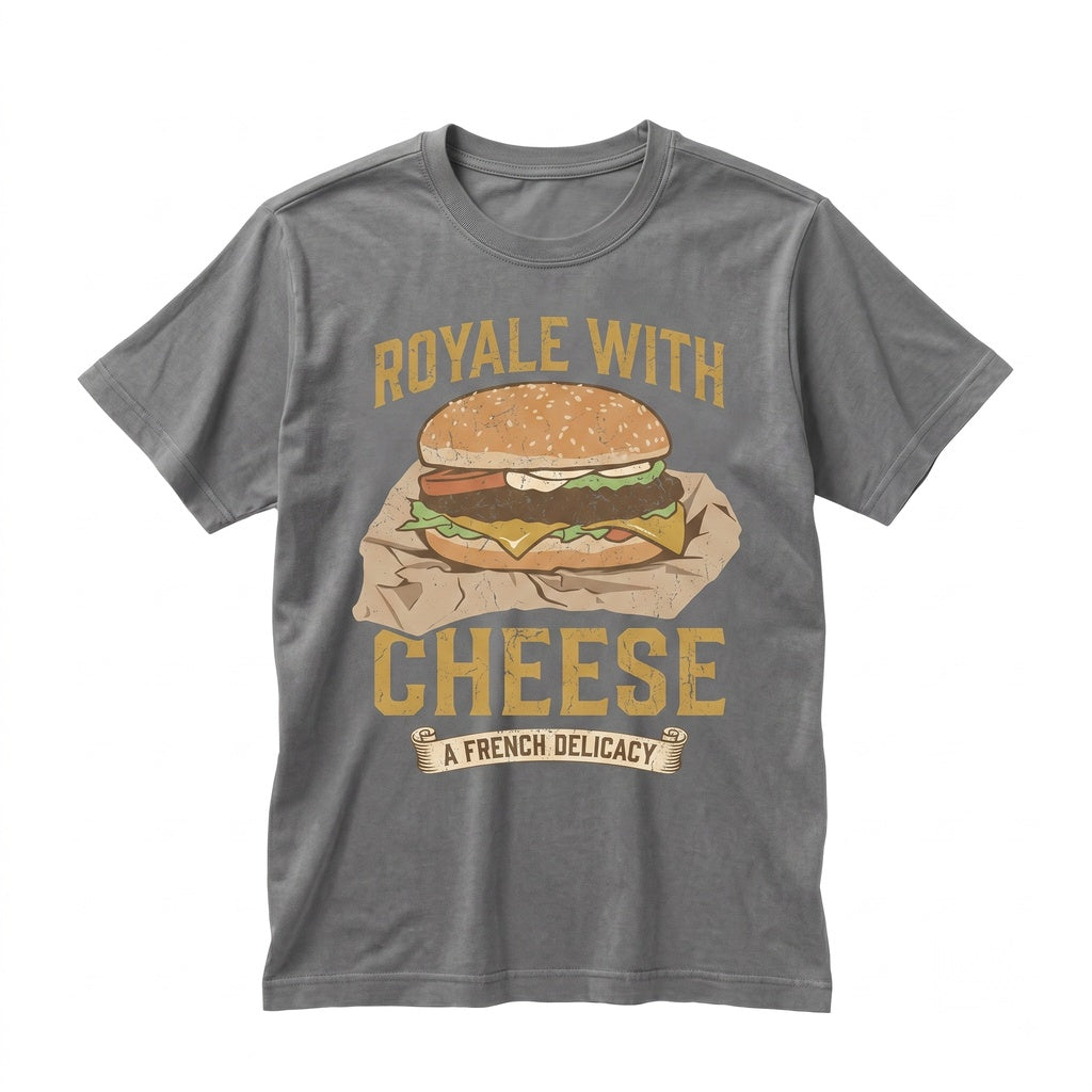 Royale with Cheese Funny Cult Movie 90s Film Graphic Unisex TShirt