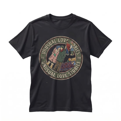 Eternal Sunshine Movie Collage Joel Clementine Retro Sci-Fi Romance Film Fan Art Graphic Unisex TShirt