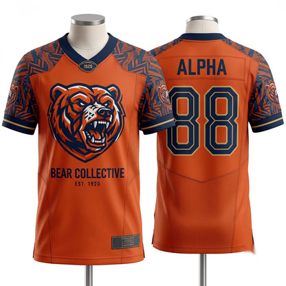 Unisex Football Fan Jersey - Breathable Mesh Stitched Athletic Game Day Shirt