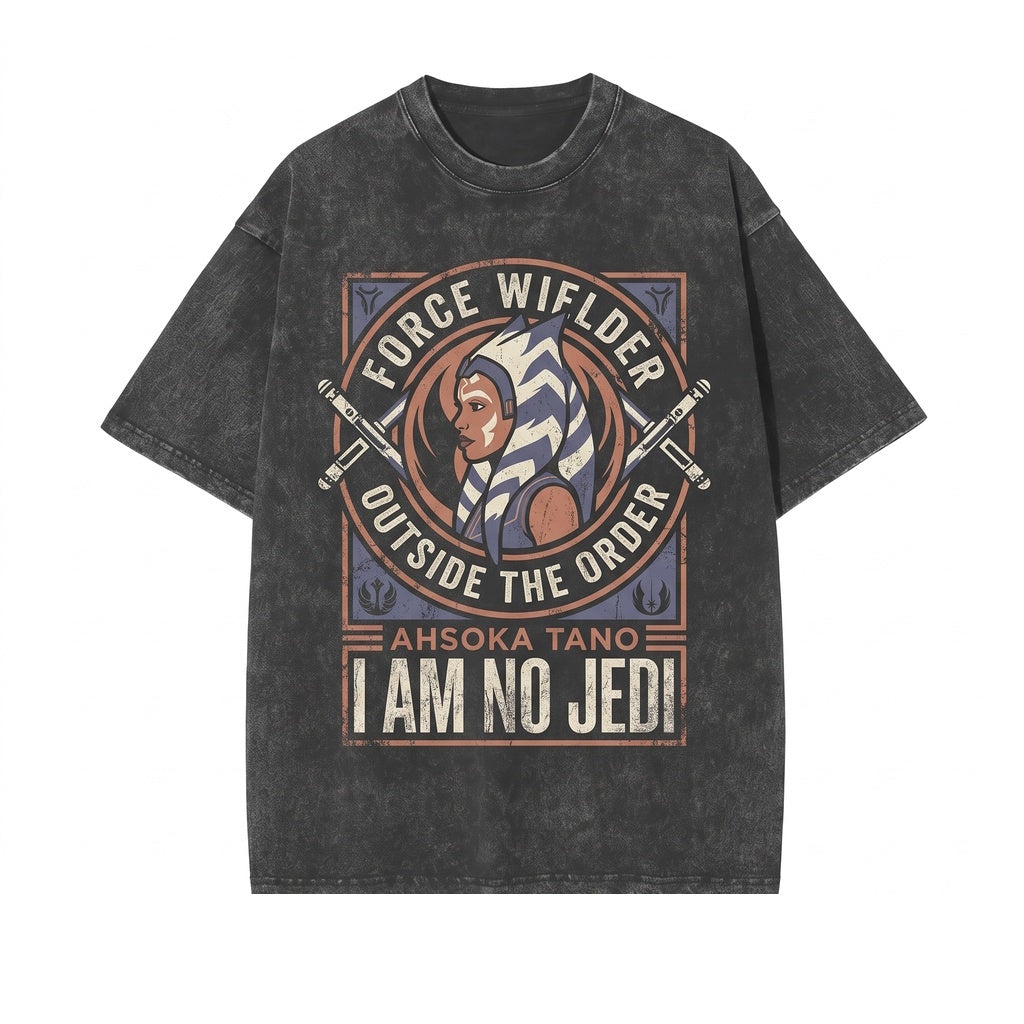 Oversized Ahsoka Tano Im No Jedi Clone Rebel May 4th Sci-Fi Graphic Unisex TShirt