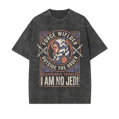 Oversized Ahsoka Tano Im No Jedi Clone Rebel May 4th Sci-Fi Graphic Unisex TShirt