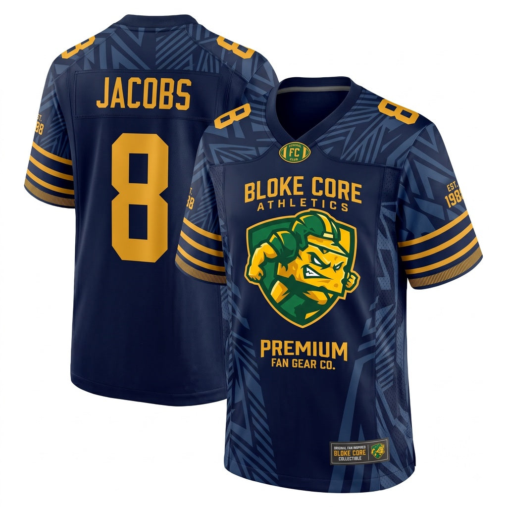 Unisex Classic Football Game Day Fan Jersey - Stitched Breathable Mesh Athletic Shirt
