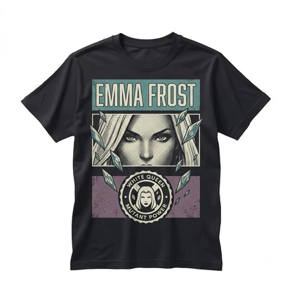 Emma Frost Mutant White Queen Comic Graphic Vintage Retro Cotton Unisex TShirt