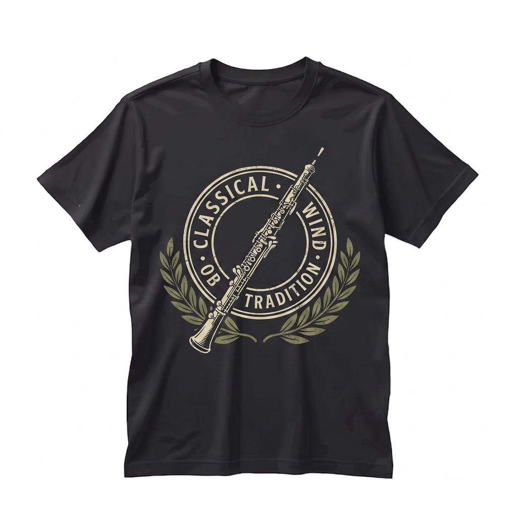Bassoonist Musician Graphic Faux Gold Orchestra Woodwind Instrument Apparel Unisex TShirt