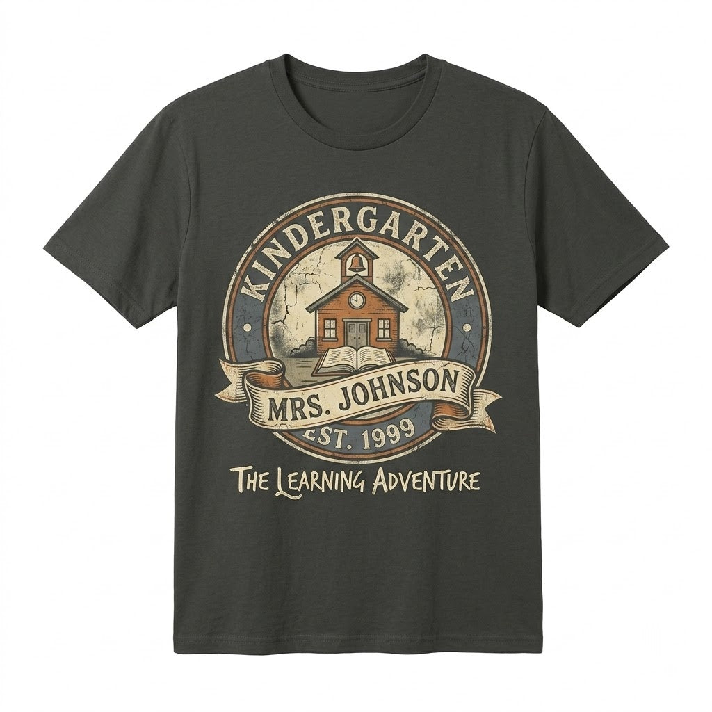 Custom Kindergarten Preschool Second Grade Teacher Back To School Plus Size Unisex TShirt