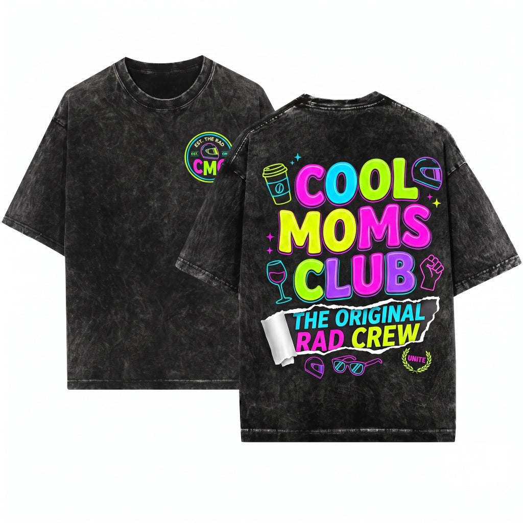 Cool Mama Social Club Life Mothers Day Gift Unisex Wash T-Shirt