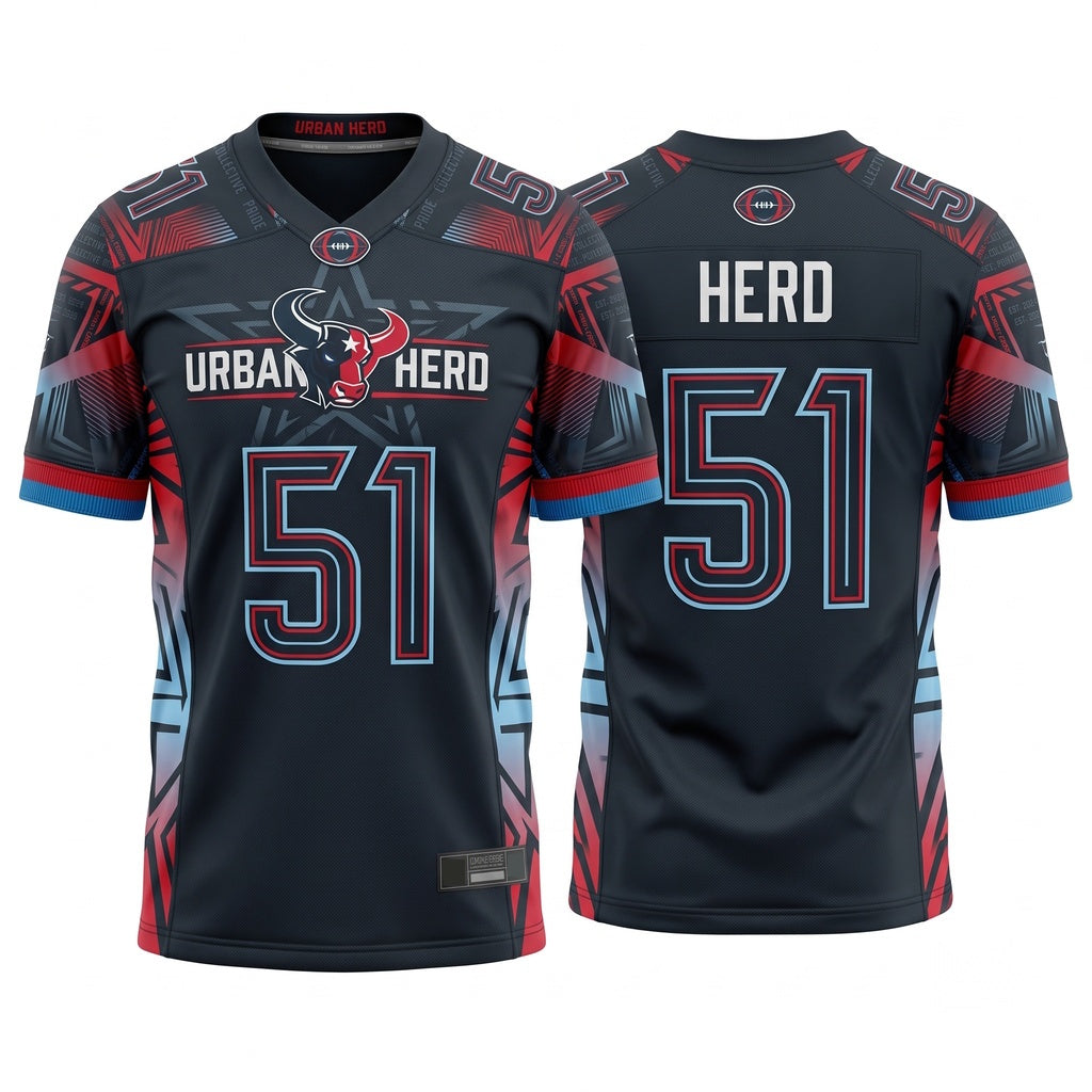 Unisex Breathable Mesh Football Game Day Fan Jersey, Lightweight Athletic Sports Apparel