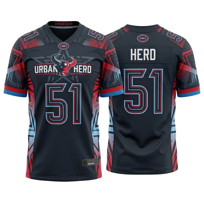 Unisex Breathable Mesh Football Game Day Fan Jersey, Lightweight Athletic Sports Apparel