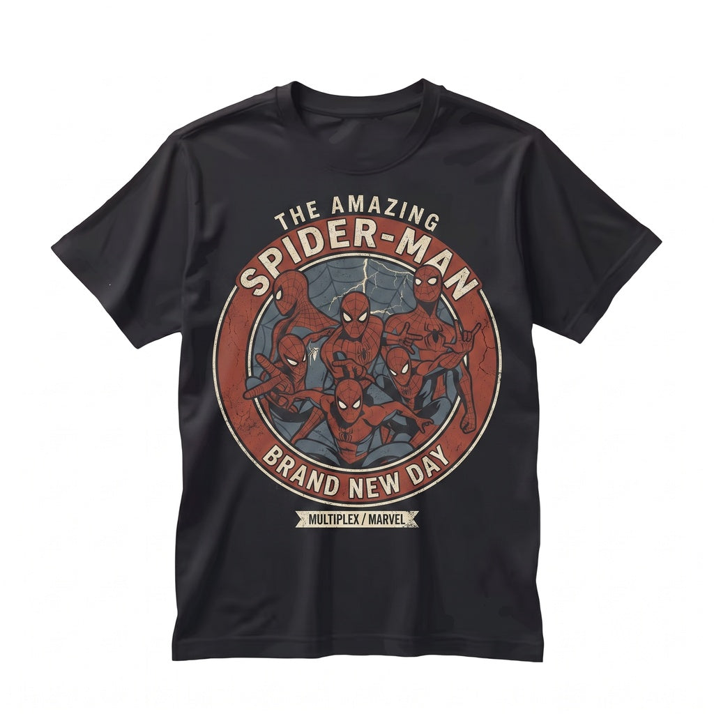 Vintage Arachnid Hero Graphic Comic Book Brand New Day Fan Apparel Unisex TShirt