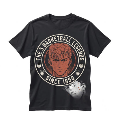 Vintage 90s Basketball Anime Graphic Otaku Sport Lovers Unisex TShirt