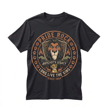 Oversized Wicked Lion Scar Villain Theme Park Safari Vacation Gift Unisex TShirt