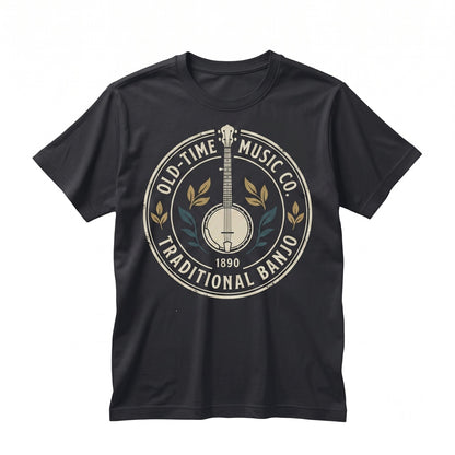 Ornate Vintage Banjo Country Music Folk Graphic Musician Concert Fan Unisex TShirt