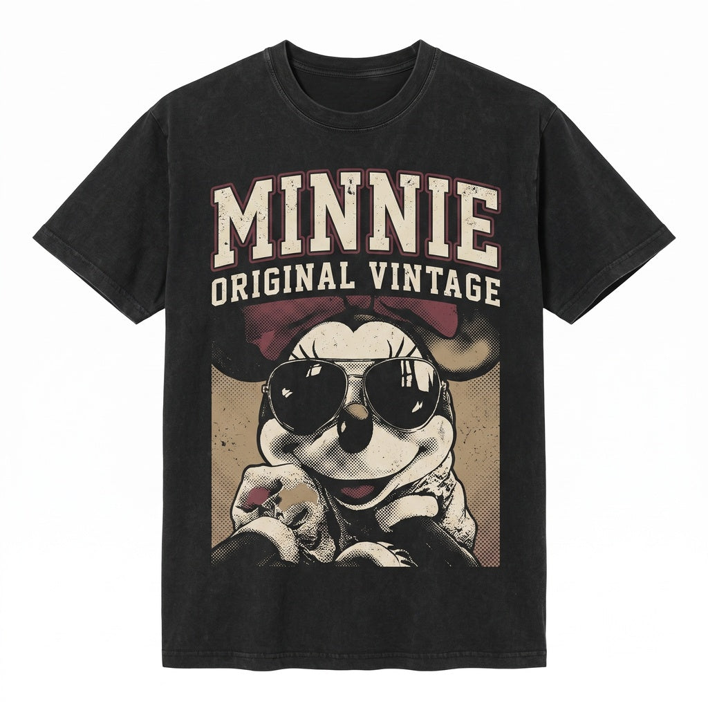 Vintage Retro Polka Dot Bow Cartoon Mouse Adult Family Vacation Girls Trip Top Unisex TShirt
