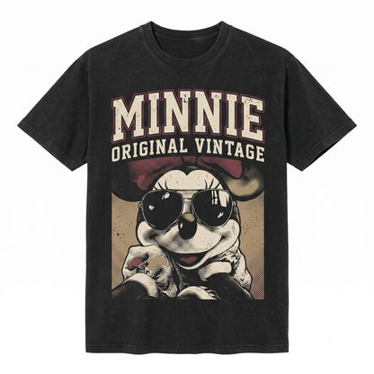 Vintage Retro Polka Dot Bow Cartoon Mouse Adult Family Vacation Girls Trip Top Unisex TShirt