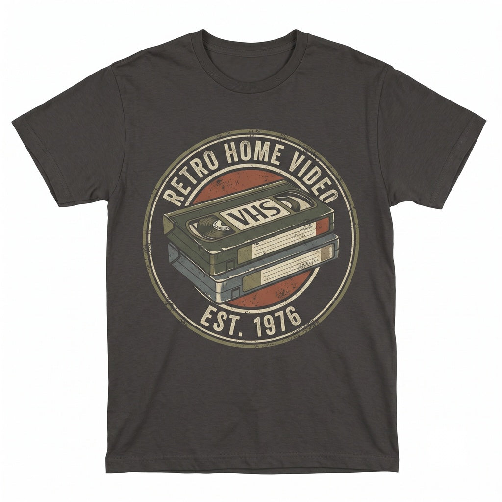 Retro 1980s VHS Tape Nostalgic Vintage Graphic Unisex TShirt