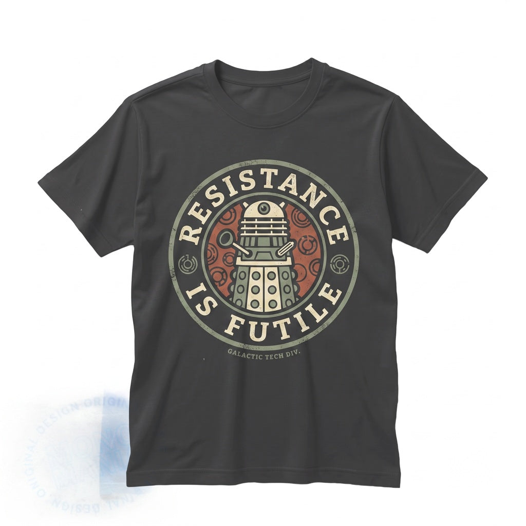 Exterminate Cyborg Alien Robot Graphic Apparel - Retro British Sci-Fi Unisex TShirt