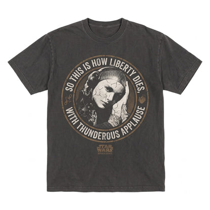 Oversized Padme Amidala Revenge of the Sith Front Back Print Queen Prequel Movie Gift Apparel Unisex TShirt