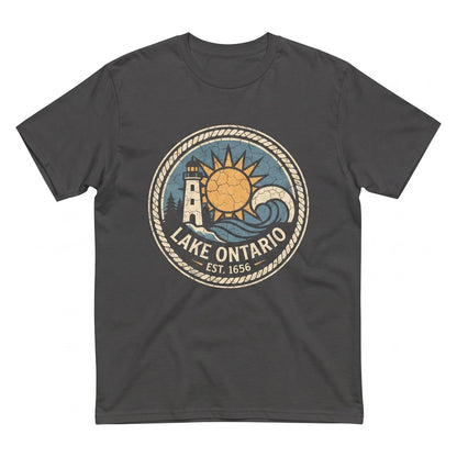 Vintage Lake Ontario Great Lakes Quiet Activism Canada Subtle Anti Trump Travel Mug Unisex TShirt