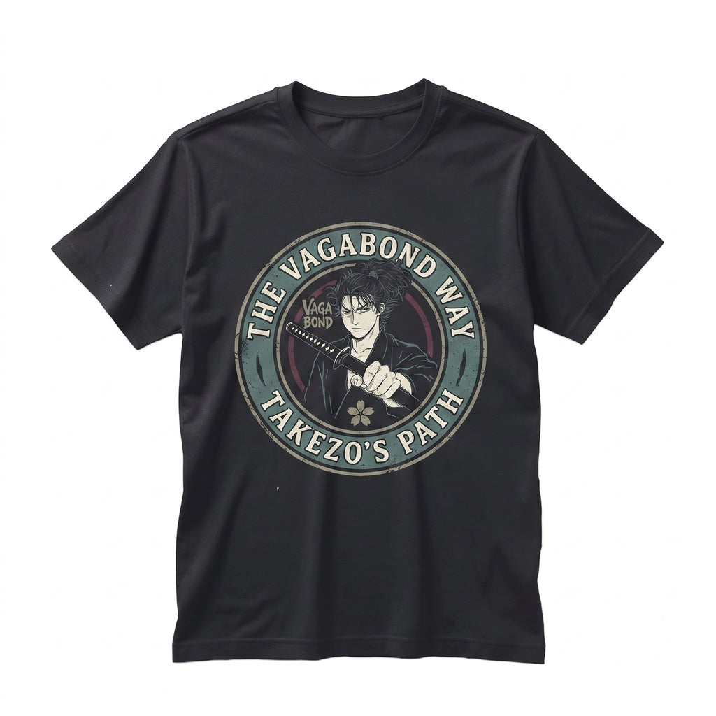 Musashi Miyamoto Matahachi Honiden Japanese Samurai Manga Graphic Anime Aesthetic Gaming Vintage Top Unisex TShirt