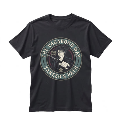 Musashi Miyamoto Matahachi Honiden Japanese Samurai Manga Graphic Anime Aesthetic Gaming Vintage Top Unisex TShirt