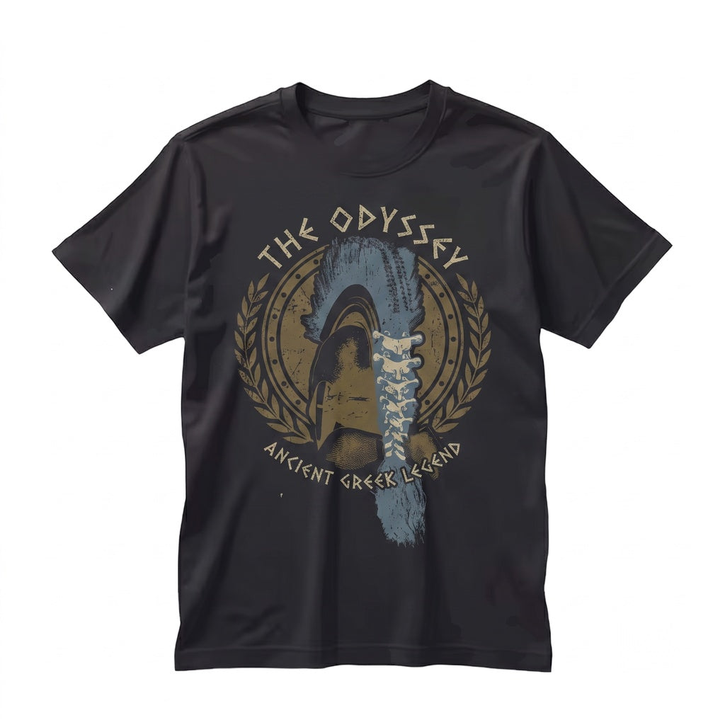 The Odyssey Homer Greek Mythology Epic Literature Graphic Poster Print Unisex TShirt